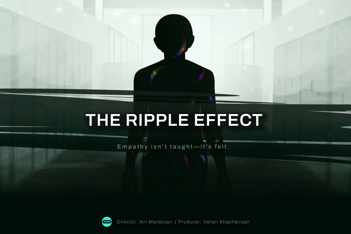 Conceptual art of characters transforming